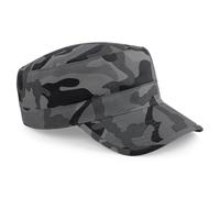 Mens Womens Plain & Camo Cap Military Style Combat Cadet Cotton Hat Beechfield