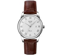 Mens Womens Quartz Watch Roman Numeral Business Casual Fashion Analog Wrist Watch Classic Calendar Date Window 30M Waterproof Comfortable Leather Watches, Women Brown, Fashion, Classic, Vintage