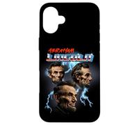 Mens Womens Retro 80s Heavy Metal Rock Band Abraham Lincoln Case for iPhone 16 Plus