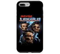 Mens Womens Retro 80s Heavy Metal Rock Band Abraham Lincoln Case for iPhone 7 Plus/8 Plus