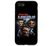 Mens Womens Retro 80s Heavy Metal Rock Band Abraham Lincoln Case for iPhone SE (2020) / 7/8