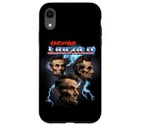 Mens Womens Retro 80s Heavy Metal Rock Band Abraham Lincoln Case for iPhone XR