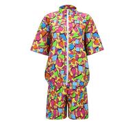Men's Women's Retro Costume - Carnival Costume, Jacket, Short Sleeves and Shorts Outfit, Year 80/90, Disco, Jogging, Hippie, Halloween, Adult, Party, Costume, Party Set