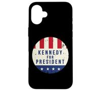 Mens Womens Retro Vintage JFK Vote Kennedy For President Case for iPhone 16 Plus