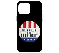 Mens Womens Retro Vintage JFK Vote Kennedy For President Case for iPhone 16 Pro Max