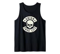 Mens Womens Skull Retro Vintage Pro Union Thug Tank Top