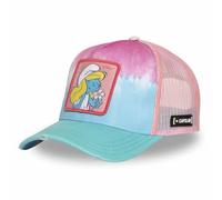 Men's & Women's Trucker Cap, The Smurfs, Adjustable by Snapback, Turquoise/Pink, One Size