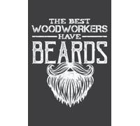 Mens Woodworking Gift Woodworker Carpentry Beard: Daily Planner - Undated Daily Planner for Staying on Track (6" x9")