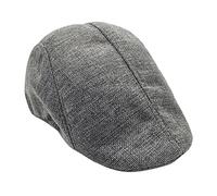 Mens Wool Blend Flat Caps Breathable Casual Solid Color Newsboy Cap Golf Fishing Shooting Hunting Beret Hats