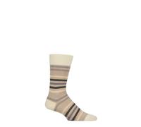 Mens Wool Socks Tinted Stripe 1 Pair Pack Sizes 5.5-8, 8.5-11, 11.5-14.5 - Falke