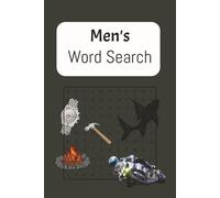 Men's Word Search Puzzle Book: Word Search with Easy to Read Print helps provide a calming, screen-free activity that reduces anxiety & promotes ... Gift for Vacations, Holidays & free time