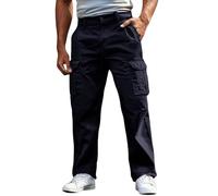 Men's Work Cargo Pants Walking Hiking Tactical Trousers Lightweight Combat Camping Travel Pants with Pockets