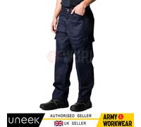 Mens Work Cargo Pocket Combat Workwear Black Navy Army Trousers Military Pants