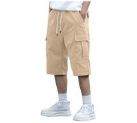 Men's Work Cargo Shorts Lightweight & Breathable Fabric Summer Outdoor Style for Travel Beach Daily Activities