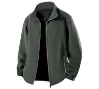 Mens Work Jacket Men's Classic Jacket Winter Fleece Lined Windproof Timeless Versatile Coat that Never Goes Out of Fashion for Years of Reliable Wear Cowboy Casual Green 7XL