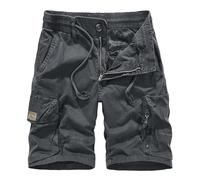 Men's Work Shorts, Mens Hiking Shorts, Street Style Wrinkle-Resistant Multi-Pocket Functional Minimalist Stylish Personality Classic Soft Beach Outdoor Activities
