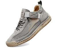 Mens Work Trainers,Sneakers for Men Wide Fit,SummerReady Lightweight Walking for Everyday Casual and Travel Use Beach Shoes Outdoor Shoes Grey