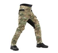 Mens Work Trousers Camo Combat Cargo Trousers with Multi Pockets Utility Durable Military Tactical Trouser Casual Comfort Cargo Pants Loose Fit Outdoor Hiking Work Trouser Workwear Men