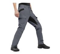 Mens Work Trousers Camo Combat Cargo Trousers with Multi Pockets Utility Durable Military Tactical Trouser Casual Comfort Cargo Pants Loose Fit Outdoor Hiking Work Trouser Workwear Men
