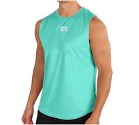 Men's Workout Stringer Tank Tops Athletic Quick Dry Y-Back Tops Bodybuilding Muscle Shirts Running Sleeveless Workout Shirt Gym Performance Tee Outdoor Casual Loose Lightweight Top 8 10 12 14 16 18