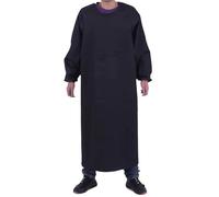 Mens Workshop Coat Long Warehouse Coat Garage Work Overcoat Workwear Dust Coat Work Utility Overall Painter Lab Coat