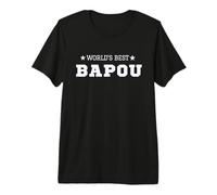 Mens World’s Best Bapou | Greek Cypriot Grandpa Gift Premium T-Shirt