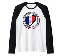 Mens World's Best Brother Ever Proud to Be French Boy Kid Bro Raglan Baseball Tee