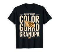Men's World's Best Color Guard Grandpa Value Graphic T-Shirt