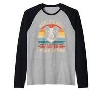 Mens World's Best Farter I Mean Father's Day Funny Dad Saying Raglan Baseball Tee
