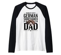 Mens World's Best German Shorthaired Raglan Baseball Tee