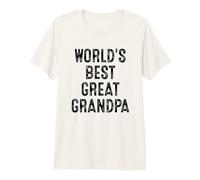 Mens World's Best Great Grandpa Premium T-Shirt