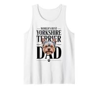 Mens World's Best Yorkshire Terrier Dad Father Tank Top