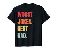 Mens Worst. jokes. best dad daddy T-Shirt