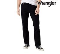 Men's Wrangler Durable Basic Regular Fit Low Stretch Jeans in Black - 40R | TJ Hughes