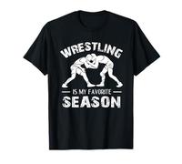 Men's Wrestling Gifts Wrestling Is My Favorite Season T-Shirt