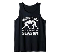 Men's Wrestling Gifts Wrestling Is My Favorite Season Tank Top