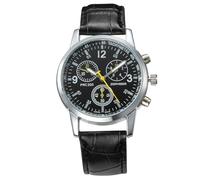 Men's Wrist Watch: Elegant and Refined Design, Watches for Men with Precise Mechanism, Casual Sports Style | Men's Watch for Dating, Versatile Accessory for Daily Use, Gold, Black, Consulte la