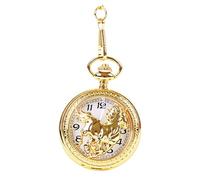 Mens Wrist Watches The Gifts Pocket for Grandpa Vintage Chain Dad Greatest Retro Necklace Watch Men's Watch (Gold, One Size)