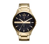 Mens Wristwatch ARMANI EXCHANGE HAMPTON AX2122 Stainless Steel Golden Black