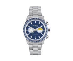 Mens Wristwatch BREIL Tribe ZONE EW0565 Stainless Steel Blue Dual Time