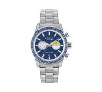 Mens Wristwatch BREIL Tribe ZONE EW0566 Stainless Steel Blue Dual Time