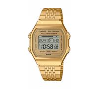 Mens Wristwatch CASIO ABL-100WEG-9AEF Steel Golden Bluetooth Chrono Pedometer