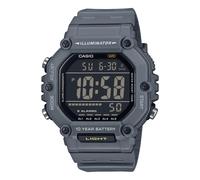 Mens Wristwatch CASIO AE-1600H-8BVEF Digital Silicone Gray Chrono Alarm 100mt