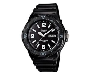 Mens Wristwatch CASIO MRW-200H-1B2VDF Silicone Black Classic Sub 100mt