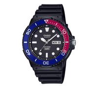 Mens Wristwatch CASIO MRW-230H-1E2VEF Silicone Black Blue Red Classic Sub 100mt