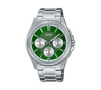 Mens Wristwatch CASIO MTP-1375PD-3AVEF Multifunction Stainless Steel Green