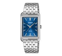 Mens Wristwatch CASIO MTP-B215D-2AVER Stainless Steel Blue Vintage