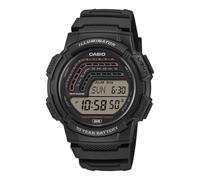 Mens Wristwatch CASIO WS-1800-1AVEF Silicone Black Chrono Timer Alarm Digital