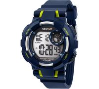 Mens Wristwatch SECTOR EX-36 R3251283002 Silicone Blue Chrono Alarm Timer