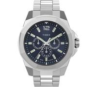 Mens Wristwatch TIMEX ESSEX TW2V43300 Multifunction Stainless Steel Blue